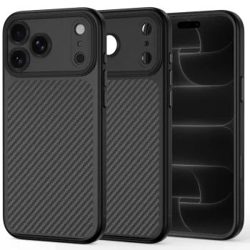 Tech-Protect MagCam MagSafe Case for iPhone 18 Pro / 17 Pro, Carbon Black
