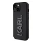 Karl Lagerfeld iPhone 15 Case 3D Logo Glitter, Black