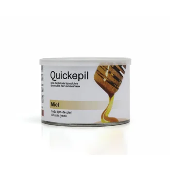 Quickepil Honey Depilatory Wax in Tin, 400 ml