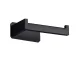 Toilet Paper Holder, Self-Adhesive Wall Mount No Drilling, 14 x 8.5 x 5 cm, Matte Black