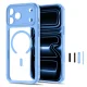 Tech-Protect MagPeak MagSafe CC Case for iPhone 18 Pro Max / 17 Pro Max, Clear Blue