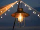 Hanging Solar Garden Lamp with Dusk Sensor, Waterproof Vintage, Black