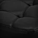 Cosmetic Stool M-1645 Black and Gold