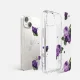 Ringke Fusion Design Case for iPhone 14 Plus, FD637E29, Transparent (Purple Rose)