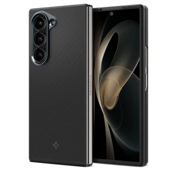 Samsung Galaxy Z Fold 6 ( SM-F956B/DS ) Spigen Airskin TPU Case Cover, Black