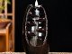 Ceramic Waterfall Incense Burner with 10 Cones, Black