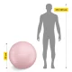 4Fizjo Reh Ball 65 cm Exercise Ball, Pink
