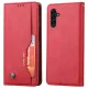 Samsung Galaxy A34 (SM-A346) PU Leather Wallet Book Case Cover, Red