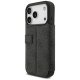 Guess Book 4G Metal Logo Folio Case for iPhone 17 Pro - Black