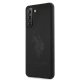 Samsung Galaxy S21 (SM-G991) US Polo Silicone On Tone Case Cover (USHCS21SSLHRTBK), Black