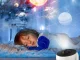 LED Star Projector Planetarium Night Light with 12 Slides, White
