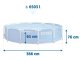Intex 28210 Frame Pool with Cover 366 x 76 cm