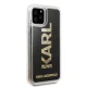 Karl Lagerfeld Glitter Karl Logo dėklas telefonui iPhone 11 Pro 5.8\", Black