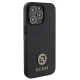 Dėklas Guess 4G Strass Metal Logo iPhone 13 Pro / 13, juodas
