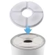 Purlov Pet Water Fountain Filters, 6 Pcs, White