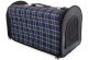 Large pet carrier bag for dogs and cats, 43x25x26 cm, blue