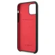 Ferrari Silicone dėklas telefonui iPhone 11 Pro Max, juodas