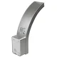 Maclean MCE343 S LED Facade Lamp, 10W, 800lm, IP54, Silver