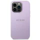 Guess Saffiano Strap Case for iPhone 14 Pro, Purple