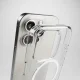 Puro Impact Clear D3O MagSafe Case for iPhone 16 Pro, Transparent