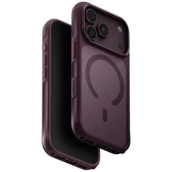 Uniq Veren MagClick Charging Case for iPhone 18 Pro / 17 Pro, Burgundy
