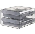 Egg Container Box, Gray/Transparent