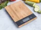 Bamboo Electronic Kitchen Scale with LCD Display, up to 5 kg