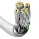 Baseus Superior USB to Apple iPhone Lightning Data Charging Cable 2.4A, 0.25m, White