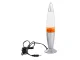 Nightlight Decorative Lamp Lava, Silver-Orange
