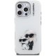 Karl Lagerfeld IML Aquarelle Karl & Choupette & Logo Phone Case Cover iPhone 16 Pro Max - White