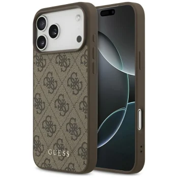 Guess iPhone 17 Pro Max Case 4G Classic, Brown