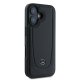 Mercedes iPhone 16 Case Leather Urban, Black
