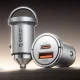 Orico MiniRing Pro 45W USB-A & USB-C Car Charger Silver