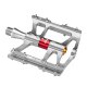 Rockbros JT410S 4-Bearing Bicycle Pedals - Silver
