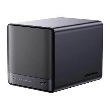 Mini PC Minis Forum NAS N5 Pro Ryzen AI 9 HX Pro 370 32GB 128GB