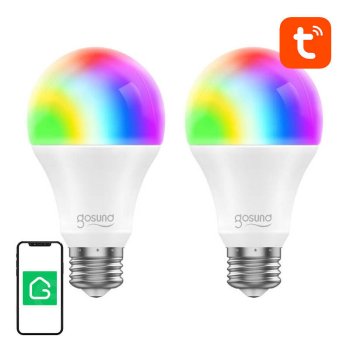 Smart Bulb LED WB4 (2-pack) Gosund (RGB) E27 Tuya