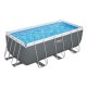 Bestway Power Steel Frame Pool 412x201x122 cm, 17-in-1 Set