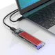 Orico TCM2-C3 M.2 NVME to USB-C 10Gb/s SSD Enclosure, Red