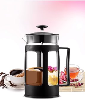 Coffee Tea Brewer French Press Glass Pitcher, 1L