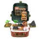 Dinosaur Playset in Backpack with Figures and Volcano, 3+