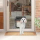 Magnetic Pet Door for Small and Medium Dogs and Cats, Black