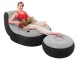 INTEX 68564 Inflatable Lounge Chair with Footrest, 130x99x76 cm