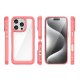 Outer Space Case for iPhone 16 Pro Max with Gel Frame, Red