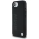 BMW Leather Hot Stamp Case for iPhone 16e, Black