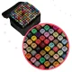 Double-Sided Alcohol Markers in Case, 120 pcs with Stand