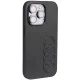 Audi Synthetic Leather Case for iPhone 14 Pro 6.1\", Black