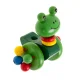 Wooden Push Toy with Handle Frog