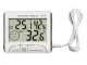 Weather Station with Thermometer and Hygrometer, White