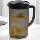 Plastic Pitcher with Lid 3L, Black