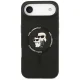 Karl Lagerfeld Silicone Karl&Choupette Ring MagSafe Case for iPhone 17 Air - Black